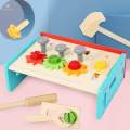 Wooden Tool Set Montessori Tool Bench Set for Kids Girls Birthday Gifts. 