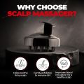 Beardo Scalp Massager for Hair with Removable Handle | Soft Silicone Bristles for Dry Massage, Oil & Shampoo. 