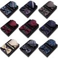 Men's High-Density Polyester Silk Fabrics Embroidered Tie Box 4 Item Set (1ps). 