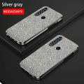 lthmy for Motorola Moto G8 PLUS case electroplating colorful soft glitter TPU cellphone cover luxury phone casing.