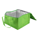 10X Foldable Large Cooler Bag Portable Food Cake Insulated Bag Aluminum Foil Thermal Box Green. 