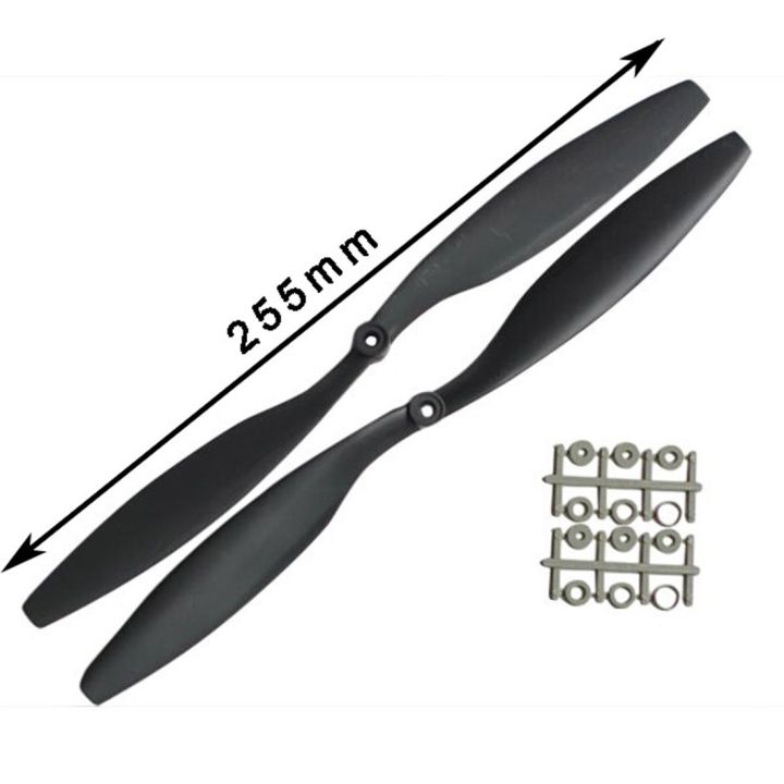 Propeller%20Pair%2010%C3%974.5%20CW/CCW%20%20(Black)%20for%20Drone%20-%20Image%204