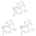 3X Water Proof In-Ear Headphone Earphone for MP3 MP4 Underwater White.