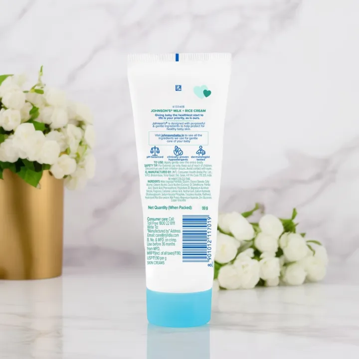 Johnson%E2%80%99s%20Baby%20Skincare%20Cream%20Milk%20+%20Rice%2030g%20-%20Image%202