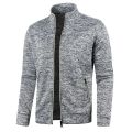 Men's Jackets Zipper Hoodies for Male Solid Color Long Sleeve Snowflakes Sweatshirts Turtleneck Jacket Men Streetwear.
