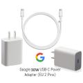 Google 30W USB-C Charger and Cable Fast Charging Pixel Phone Charger Compatible with Google Products and Other USB-C devices. 