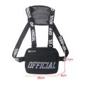 Men Molle Shoulder Vest Bags Adjustable Oxford Daily Messenger Bag Safe Multifunctional Portable Lightweight for Hiking Travel. 
