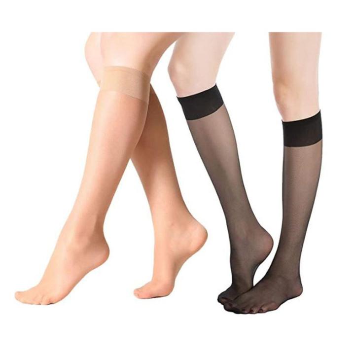 Women's Essential Knee High Nylon Socks