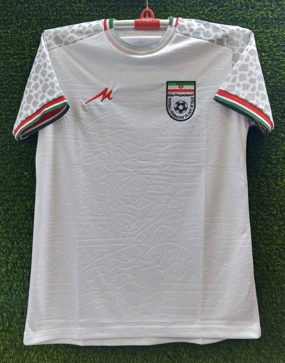 Iran Embroidery Gol Gola Half-sleeve Football Jersey For Men