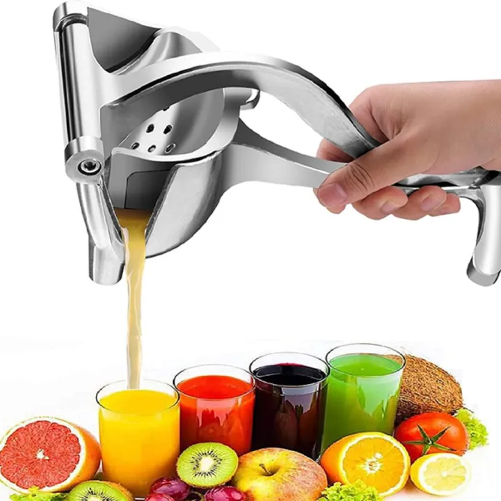 Multifunctional Real Stainless Steel Manual Juicer Hand Squeezer Fruit Juice Manual Juice Machine Orange Lemon Smoothie Citrus Juicer Press Fruit Machine - Juice Maker