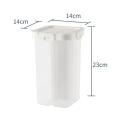 Sealed Classification Food Storage Containers Transparent for Nut White.