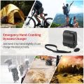 Universal USB Hand-Crank Charger/ Portable Manual Emergency Charger/ Travel Charger for Camping Hiking Survival Tool. 