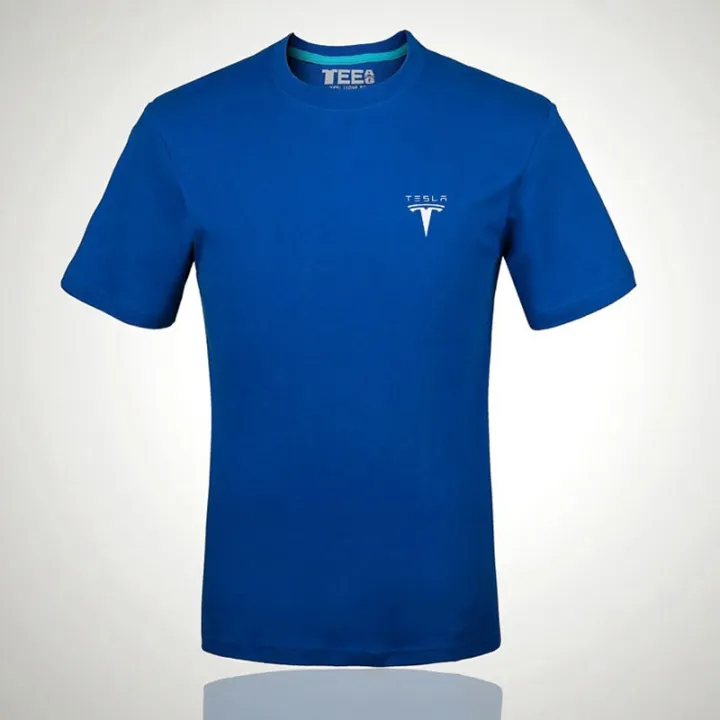 2022%20Tesla%20Logo%20T%20Shirt%20Letter%20Printed%20Fashionable%20Round%20Neck%20T-shirts%20Short%20Sleeve%20T-shirt%20-%20Image%203
