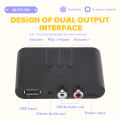 Bluetooth 5.3 Audio Receiver NFC USB U Disk 3.5mm For Car Speaker.