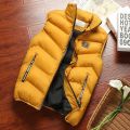 New Winter Vest Jacket Men Puffer Sleeveless Coat Men Solid Color Down Jacket Winter Warm Waistcoat Outwear Windbreaker Clothing. 