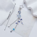 Sweet Jellyfish Tassel Phone Chain Star Pendant Keychain For Girls Y2K Aesthetic Mobile Phone Lanyard. 