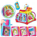 HOLA Baby Musical Activity Pyramid Toy Cube Play Center with 15 Functions & Learning Skills Educational Toys for kids gifts.