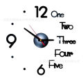 3D Wall ClockCreative 3D Acrylic Mirror Stickers Wall Clock DIY Digital Clock Quartz Needle Horloge Modern Design Living Room Home Decor. 