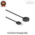 Fossil Gen6 Magnetic Charging Cable 2 Pin High Quality USB Charger Cable USB Charging Cable Dock Bracelet Charger for Fossil Gen6 Smart Watch. 