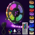 High Quality SMD 2835 DC 12V LED Strip Light with Remote 5 Meters RGB Color Special Lights for Ceiling Decoration. 