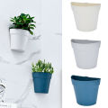 Indoor Outdoor Plastic Nordic Flower Pot Hanging Planter Wall Mounted Succulent. 