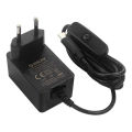 Catda C2890 3C UL 5V3A Type-C With witch Button Power upply for Raspberry Pi 4B. 