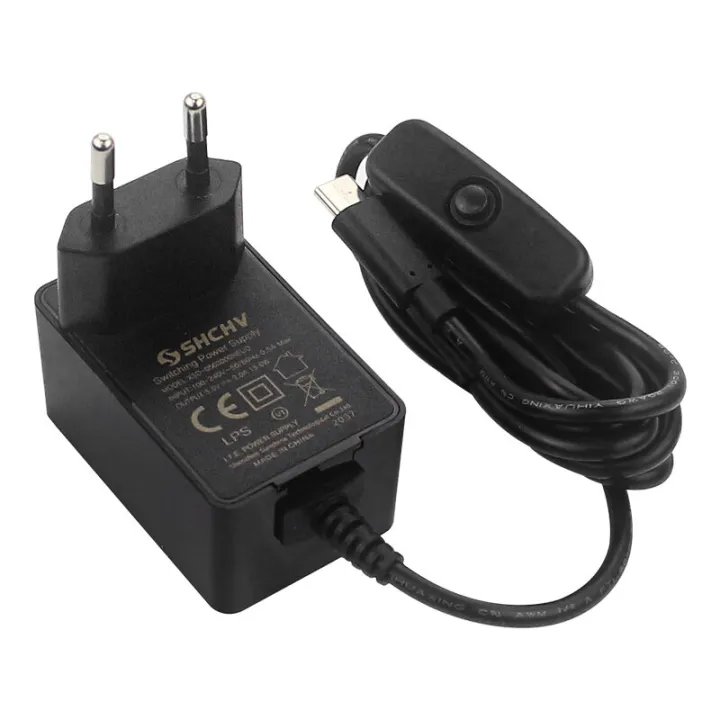 Catda%20C2890%203C%20UL%205V3A%20Type-C%20With%20witch%20Button%20Power%20upply%20for%20Raspberry%20Pi%204B%20-%20Image%206