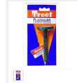 Treet Platinum Safety Razor Single Piece Classic Men's Shaving Tool. 