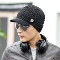 Men Warm Baggy Weave Crochet Winter Wool Knit Ski Beanie Caps Hat.