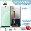 For Realme Narzo 30A LCD RMX3171 Display Touch Screen Digitizer Assembly Replacement No Dead Pixel With Free Gifts.