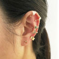 Clip Earring Hollow Out Leaf Tament Fashion Appearance Ear Cuff. 