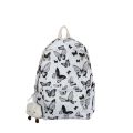 2023 Spring/Summer New Casual Backpack Korean High School Student Bag Junior High School Student Backpack Butterfly Backpack.