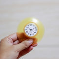 European-Style Waterproof Suction Cup Small Clock Bathroom Ideas Wall Clock Small Simple Kitchen Refrigerator Clock Household round Pocket Watch. 