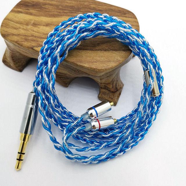 Ry-C12%201.2m%20Diy%20Replacement%20Cable%203.5mm%20Silver%20Plated%20Upgraded%20Wire%204%20Strand%20Wire%20Cable%20For%20Repair%20Diy%20Hifi%20Mmcx%20Earphone%20Cable%20-%20Image%203