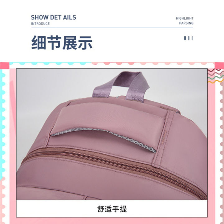 Elementary%20school%20bag%20for%20girls%204th,%205th%20and%206th%20grade%20nylon%20cloth%20plaid%20backpack%20Korean%20version%20large%20capacity%20backpack%20for%20junior%20high%20school%20students%20-%20Image%203