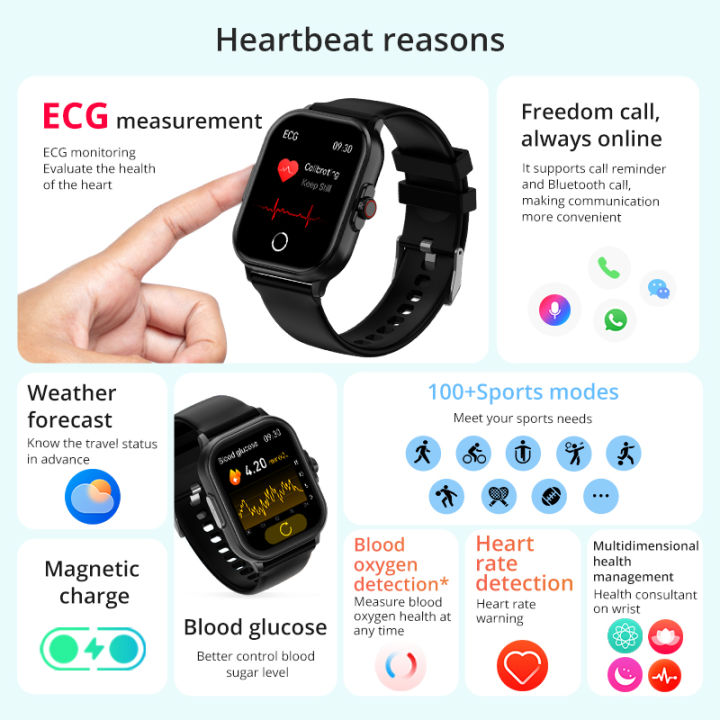 COLMI%20C63%20Smartwatch%202.01%E2%80%B3%20Display%20ECG%20Blood%20Oxygen%20Blood%20Glucose%20Health%20Smart%20Watch.%20-%20Image%205