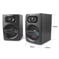 KISONLI T-010 USB 2.0 Stereo Speaker Promotional Stereo Desktop Computer Speakers Nice Tech. 