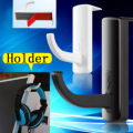Headphone Holder- Earphone Headset Wall PC Monitor Display Hanger Stand Rack -White Black -Multifunction Headphone Holder Organizer. 