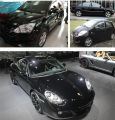 10cmx300cm Width Matte Gloss Black Air-Release Vinyl Wrap Roll Glossy Car Body Sticker Wrapping Foil.