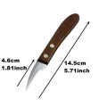 4 Pieces Kitchen 6 inchi Vegetable DIY Carving Knives Professional Chef Sharp Well Food Fruit Paring Knife.