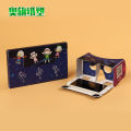 Google cardboard glasses cardboard paper VR glasses virtual reality 3D mobile phone magic mirror generation.