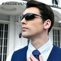 Genuine KINGSEVEN Polarized Men Aluminum Sunglasses Driving Mirror Lens Male Sun Glasses Aviation Women For Men Eyewear 9126. 