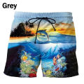 Dolphin 3D Printed Shorts Men's Street Fashion Hip-hop Funny Beach Shorts Ropa Hombre Mens Swim Trunks Cool Board Shorts Chilren. 