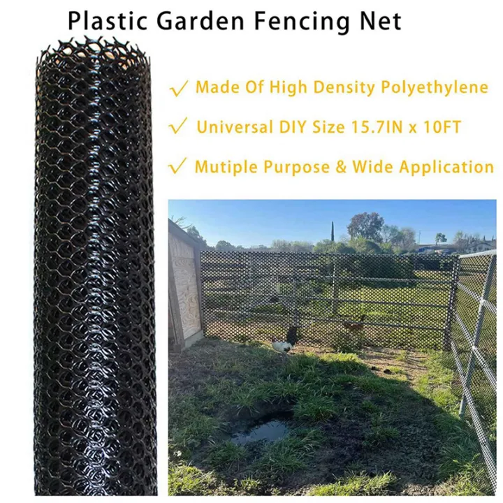 2X%20Plastic%20Chicken%20Wire%20Fence%20Mesh,Fencing%20Wire%20for%20Gardening,%20Poultry%20Fencing,%20Chicken%20Wire%20Frame%20Netting%20-%20Image%204