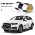3 inch Black/White Checkered Decal Tape Car motorcycle Bike Tank Sticker. 