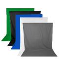 Green, Black, Blue, White,Red Screen Backdrop Background For Photography 6x8 feet without stand. 