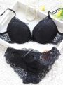 Comfortable foam net Bra and Panty  Lingeria Set For Women. 