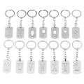 Stainless Steel A-Z Letters Key Chain 26 Letters KeyChain Men Women Keyring Gift MJD.