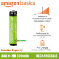 Basics 800mAh AAA Ni-MH Battery Professional AAA Rechargeable Battery.