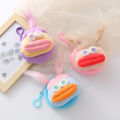 Creative cartoon fried hair braids Jun coin purse cute keychain schoolbag pendant grab crane machine small gifts wholesale.